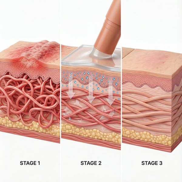 Skin remodeling stages